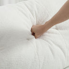 Canapé 2 places en tissu capitonné de 96,46 pouces, cadre robuste et confortable pour le salon