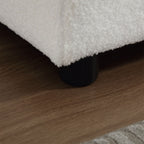 Canapé 2 places en tissu capitonné de 96,46 pouces, cadre robuste et confortable pour le salon