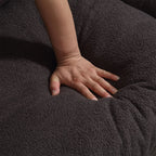 Canapé 2 places en tissu de 96,46 pouces, confortable et rembourré, style nuage, pieds en plastique, pour salon et appartement