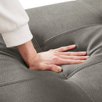 Canapé-lit large 96 pouces, réversible, avec lit gigogne