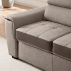 Canapé-lit large 96 pouces, réversible, avec lit gigogne