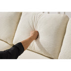 Ensemble de canapés de salon modulaires 99 x 69, canapé-lit rembourré pour salon, chambre à coucher, 2 pièces, combinaison gratuite