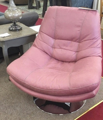 Chaise pivotante Axis en rose
