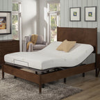 Ensemble matelas en mousse à mémoire de forme AC Pacific Aloe Vera de 20 cm et lit réglable