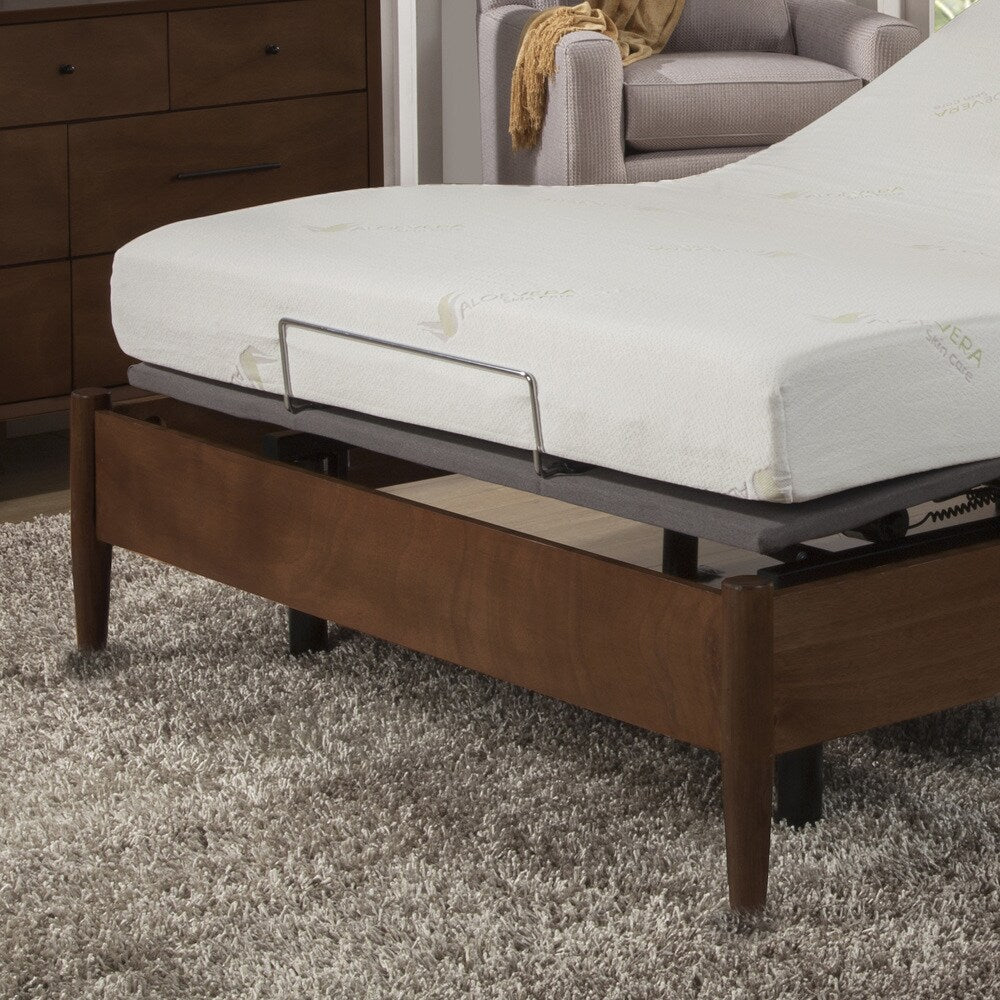 Ensemble matelas en mousse à mémoire de forme AC Pacific Aloe Vera de 20 cm et lit réglable