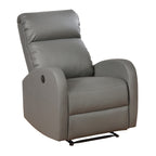 Fauteuil de lecture inclinable électrique AC Pacific Modern en similicuir