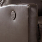 Fauteuil de lecture inclinable électrique AC Pacific Modern en similicuir