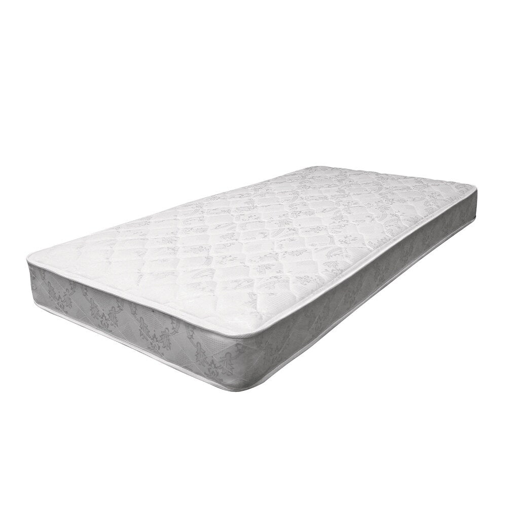 Matelas ACME Mystic Twin, tissu blanc et gris