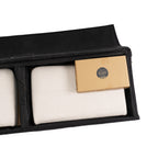 Canapé capitonné moderne en lin ADAIR avec poches d'accoudoirs par Crown Comfort