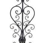 Décoration murale en métal à volutes noires ADECO pour salon