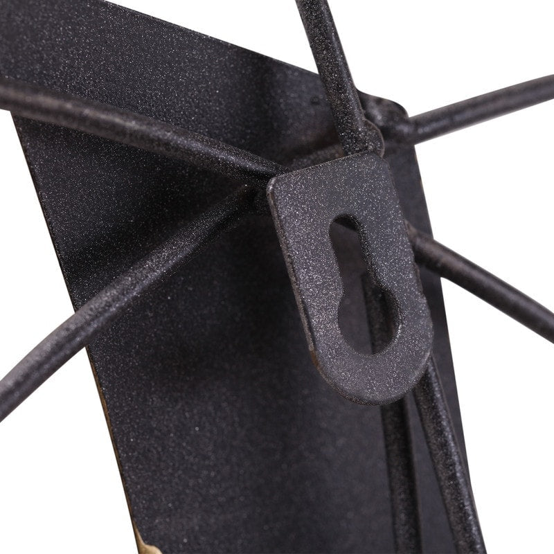 Sculpture murale abstraite décorative en métal Adeco, art moderne