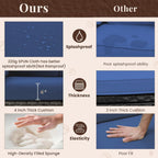 Ensemble de meubles de patio 7 pièces AECOJOY, canapé sectionnel d'extérieur en rotin, ensemble de conversation