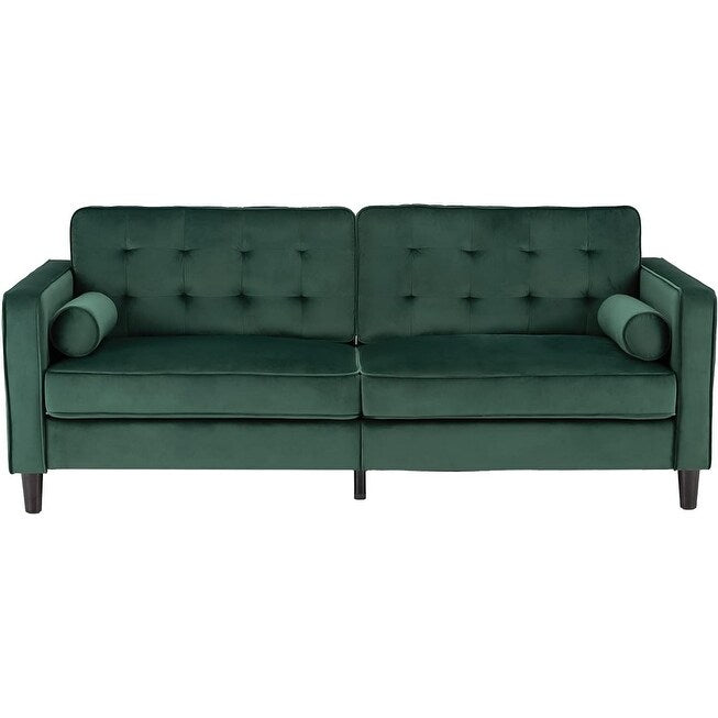 Canapé moderne du milieu du siècle AECOJOY 84.2 avec 2 coussins traversins