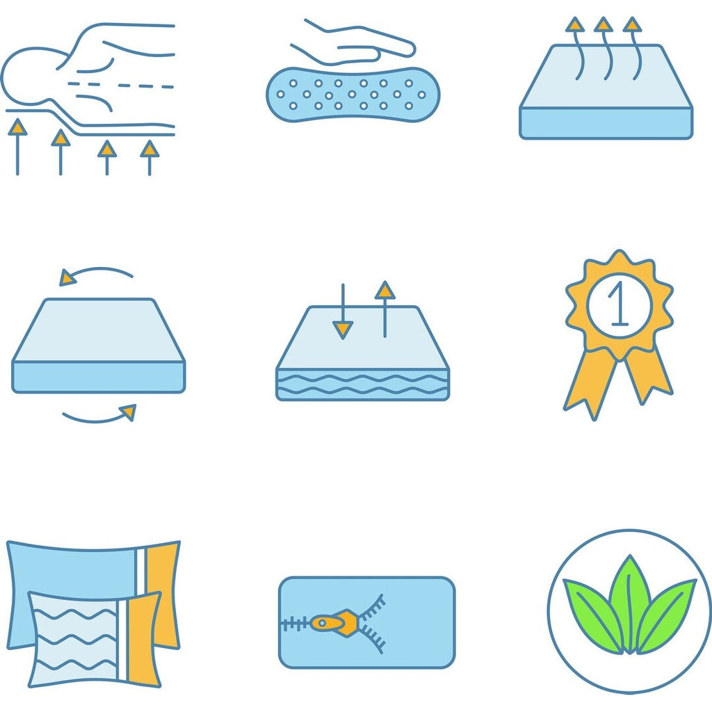 Matelas double pour jeunes AJD Home de 8 pouces, mousse double 75 x 39