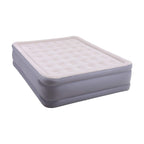 Matelas pneumatiques ALPHA CAMP avec pompe intégrée, matelas gonflable à dessus floqué pour camping, voyage, maison