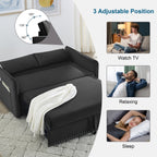 Canapé-lit convertible 3 en 1 Aukfa en velours