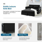 Canapé-lit convertible 3 en 1 Aukfa en velours