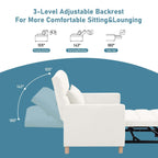 Fauteuil-lit convertible Aukfa avec oreiller