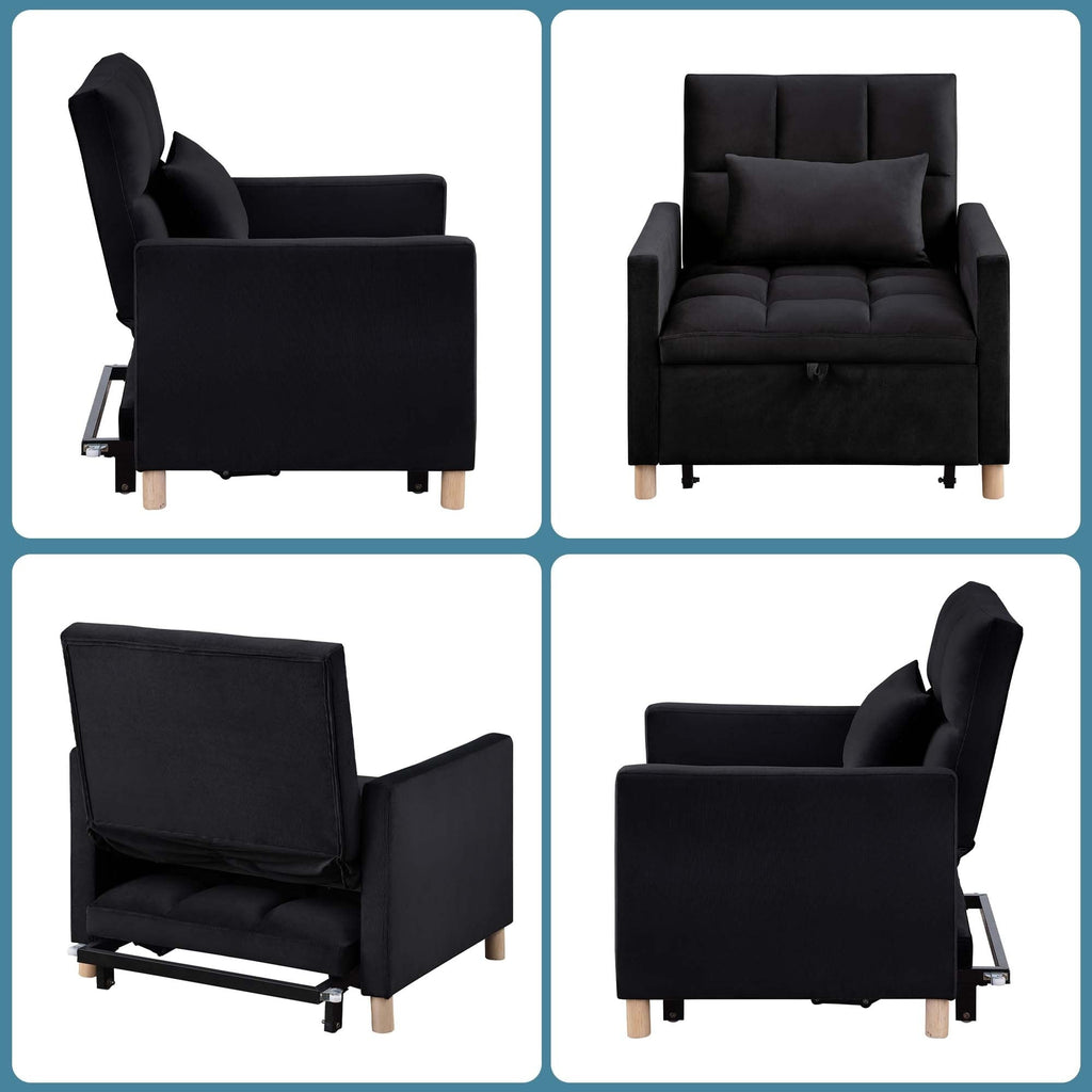 Fauteuil-lit convertible Aukfa avec oreiller