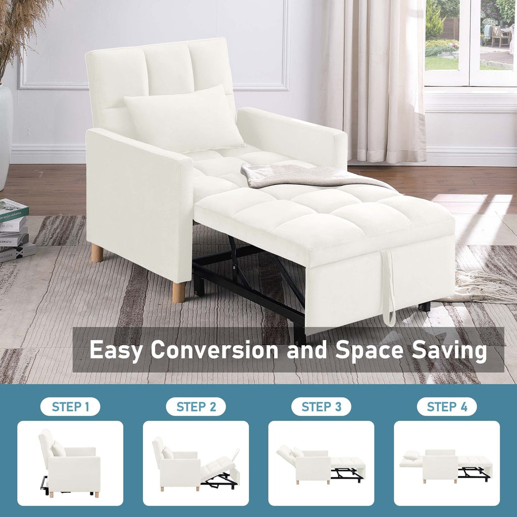 Fauteuil-lit convertible Aukfa avec oreiller