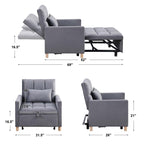 Fauteuil-lit convertible Aukfa avec oreiller