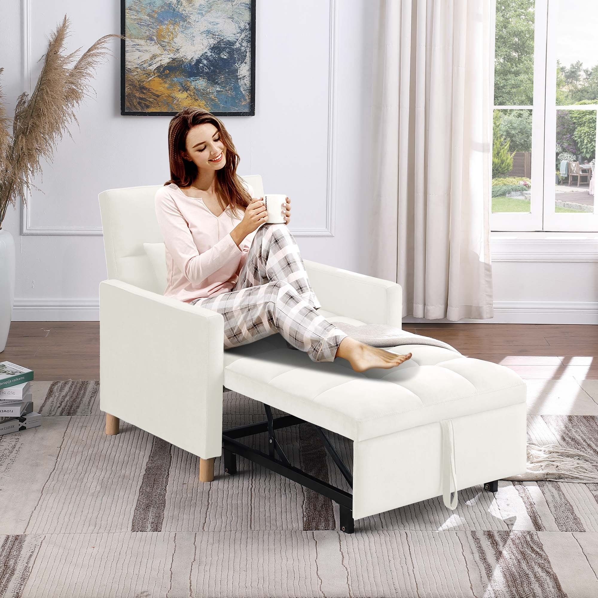 Fauteuil-lit convertible Aukfa avec oreiller