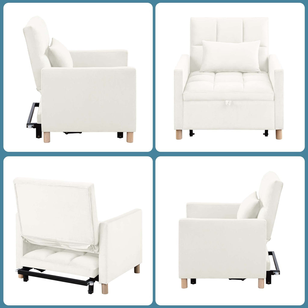 Fauteuil-lit convertible Aukfa avec oreiller