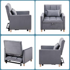 Fauteuil-lit convertible Aukfa avec oreiller