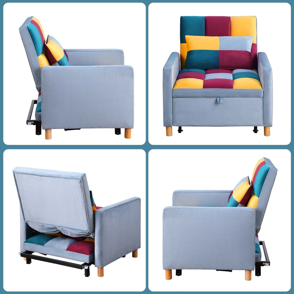 Fauteuil-lit convertible Aukfa avec oreiller