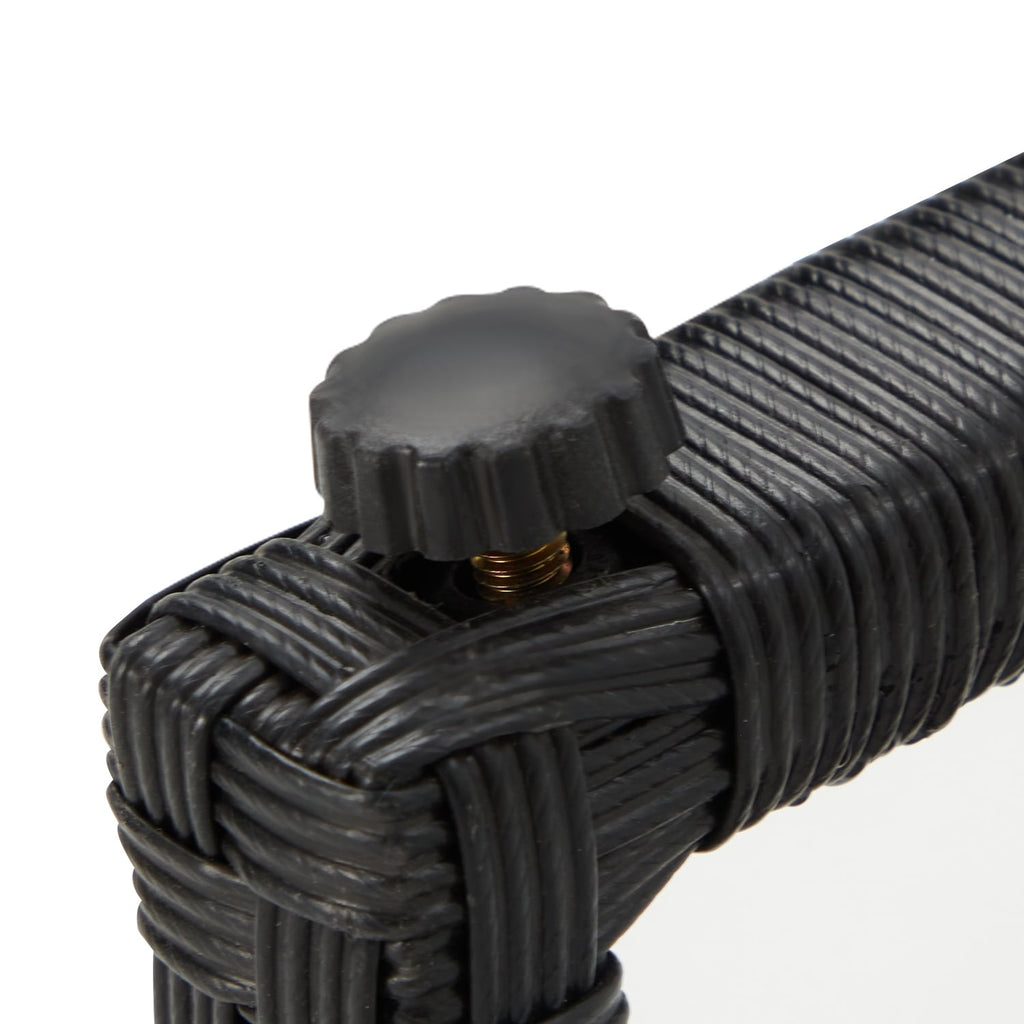 Ensemble de bar en osier AVAWING 3 pièces avec housse de coussin supplémentaire