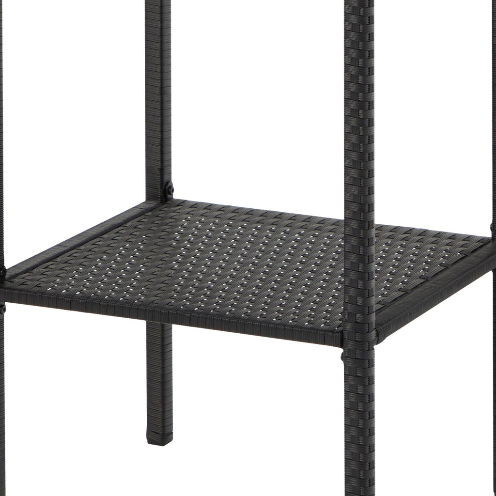 Ensemble de bar en osier AVAWING 3 pièces avec housse de coussin supplémentaire