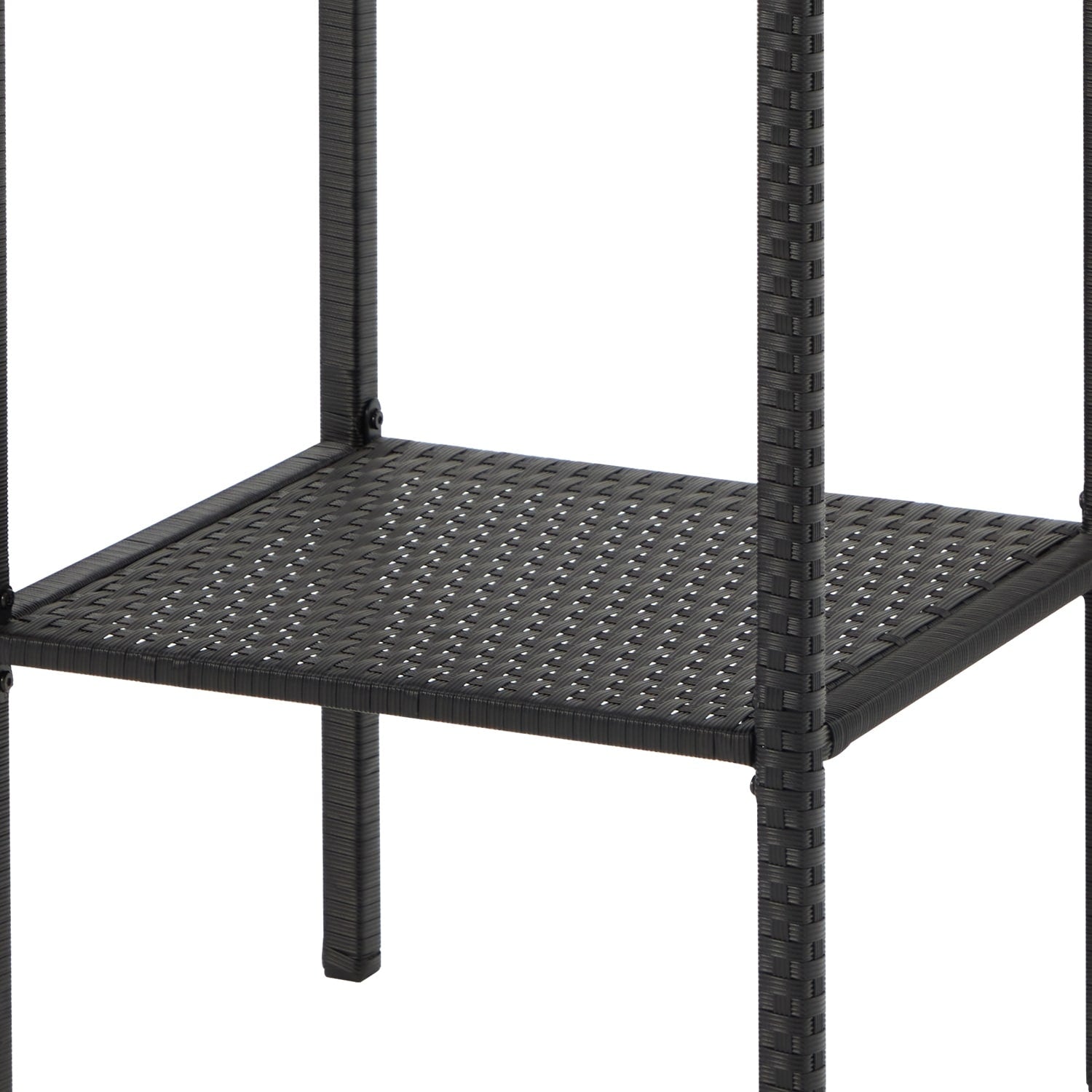 Ensemble de bar en osier AVAWING 3 pièces avec housse de coussin supplémentaire