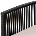 Ensemble de bar en osier AVAWING 3 pièces avec housse de coussin supplémentaire