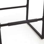 Ensemble de bar en osier AVAWING 3 pièces avec housse de coussin supplémentaire