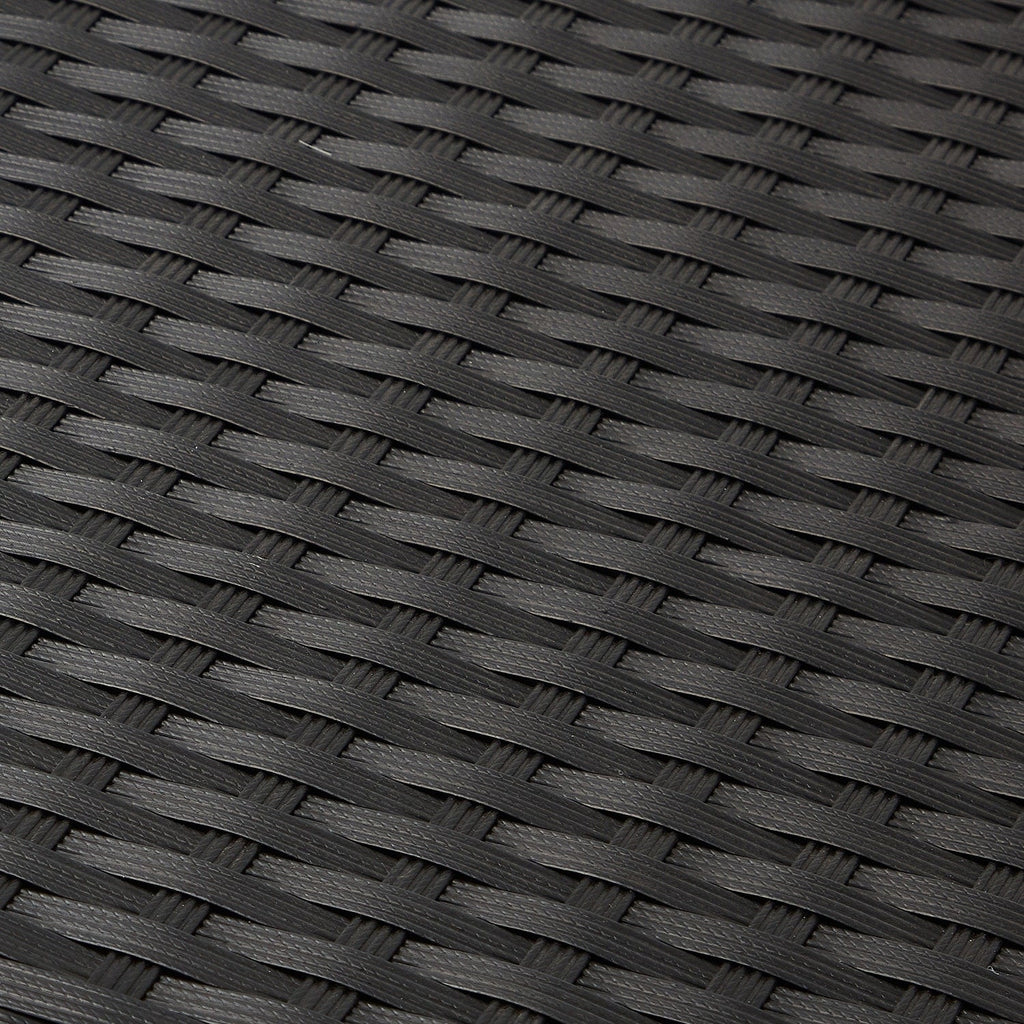 Ensemble de bar en osier AVAWING 3 pièces avec housse de coussin supplémentaire