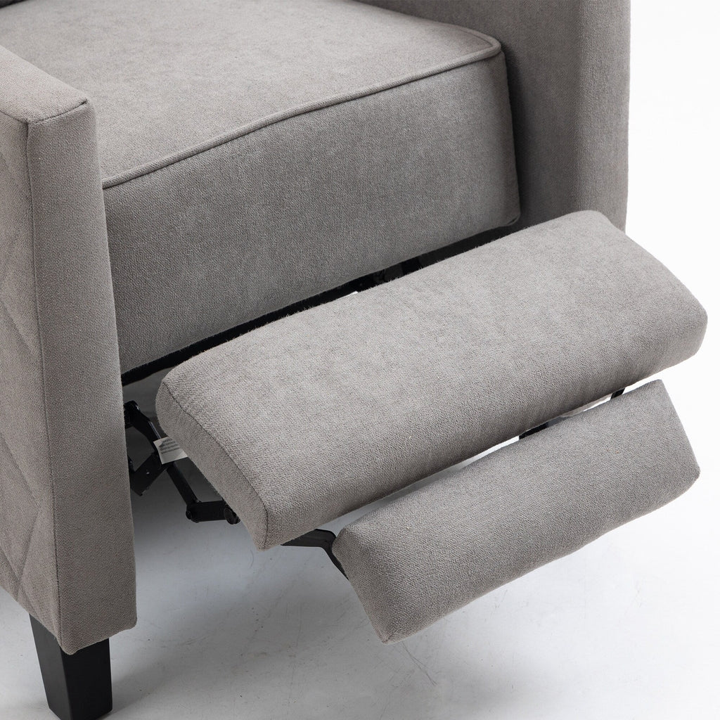 AVAWING Lot de 2 fauteuils inclinables à dossier relevable Fauteuil à oreilles en lin