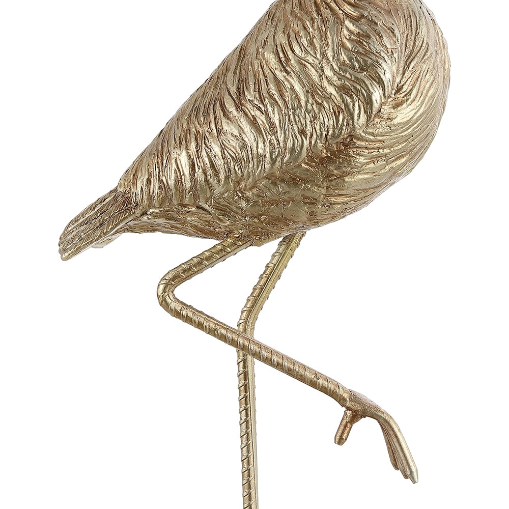 Lampe de table Aaliyah 25 pouces en résine champagne doré avec abat-jour en lin blanc - 25H