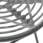 Ensemble de salon de jardin Acuna 3 pièces en osier avec coussins par Christopher Knight Home