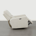 Fauteuil inclinable pivotant électrique Adalyn avec coussin lombaire