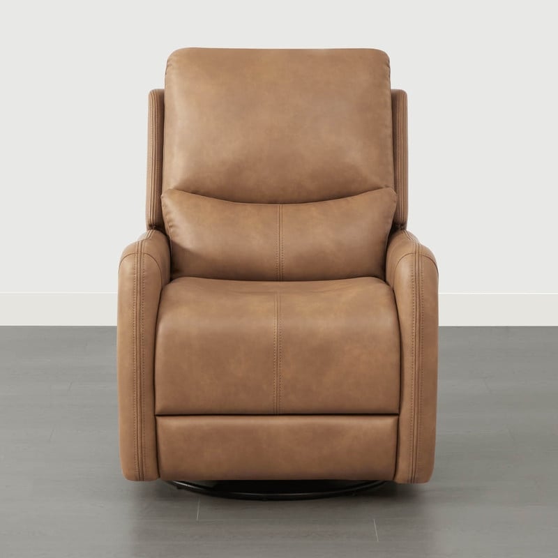 Fauteuil inclinable pivotant électrique Adalyn avec coussin lombaire