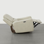 Fauteuil inclinable pivotant électrique Adalyn avec coussin lombaire