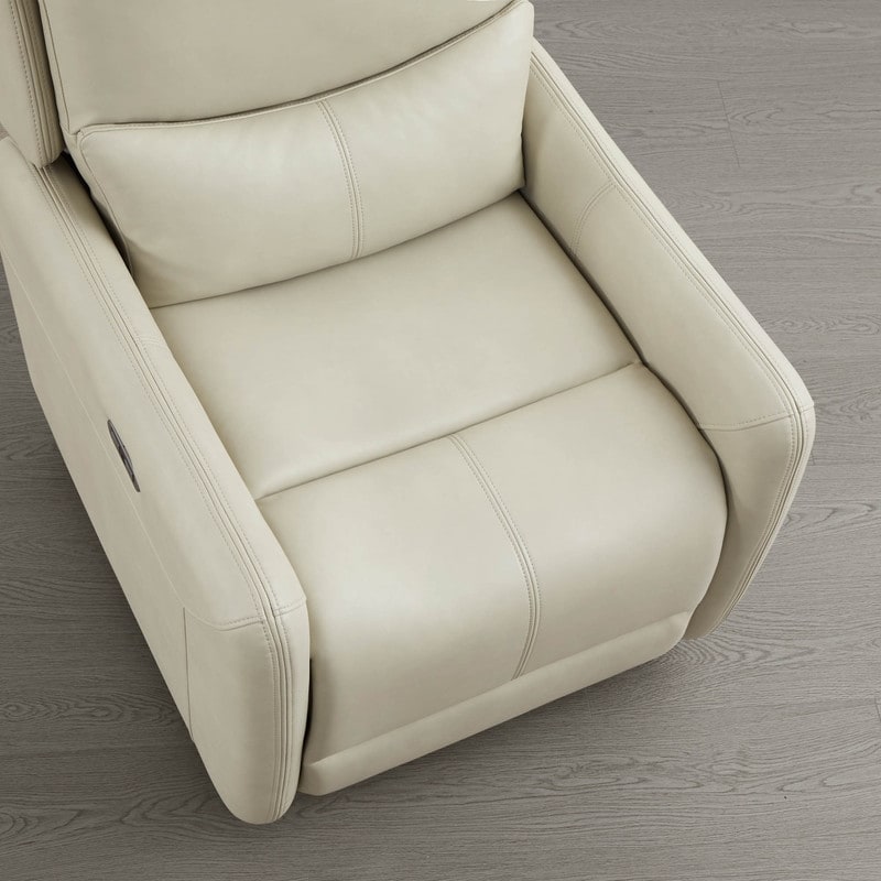 Fauteuil inclinable pivotant électrique Adalyn avec coussin lombaire