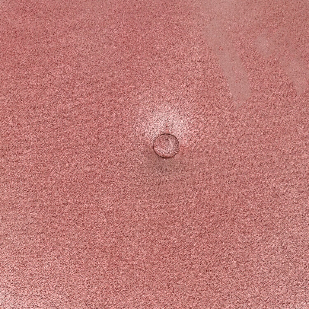 Tabouret de coiffeuse pivotant rond et réglable en velours Adeco