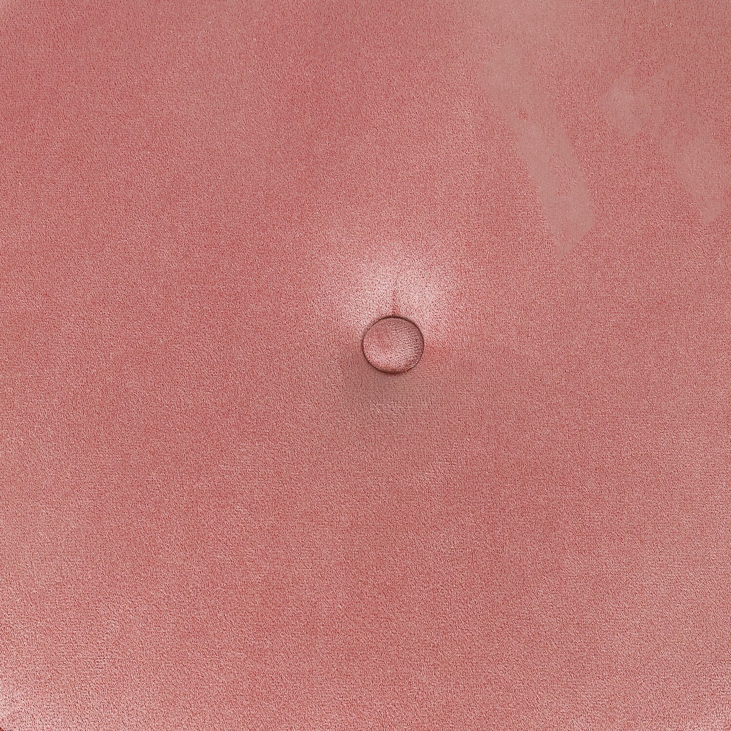 Tabouret de coiffeuse pivotant rond et réglable en velours Adeco