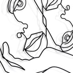 Décoration murale à cadre carré en métal Adeco