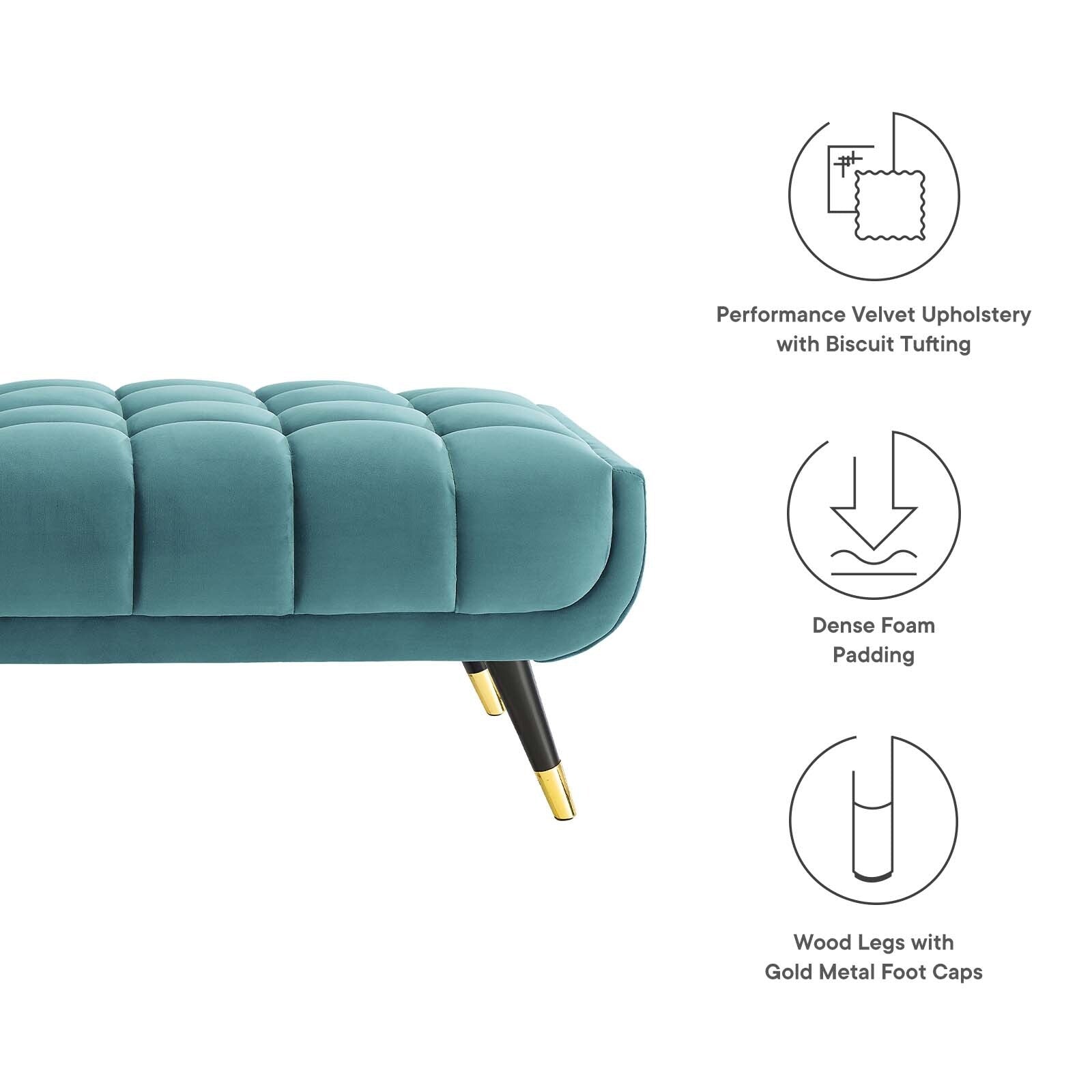 Banc en velours Adept 60 Performance