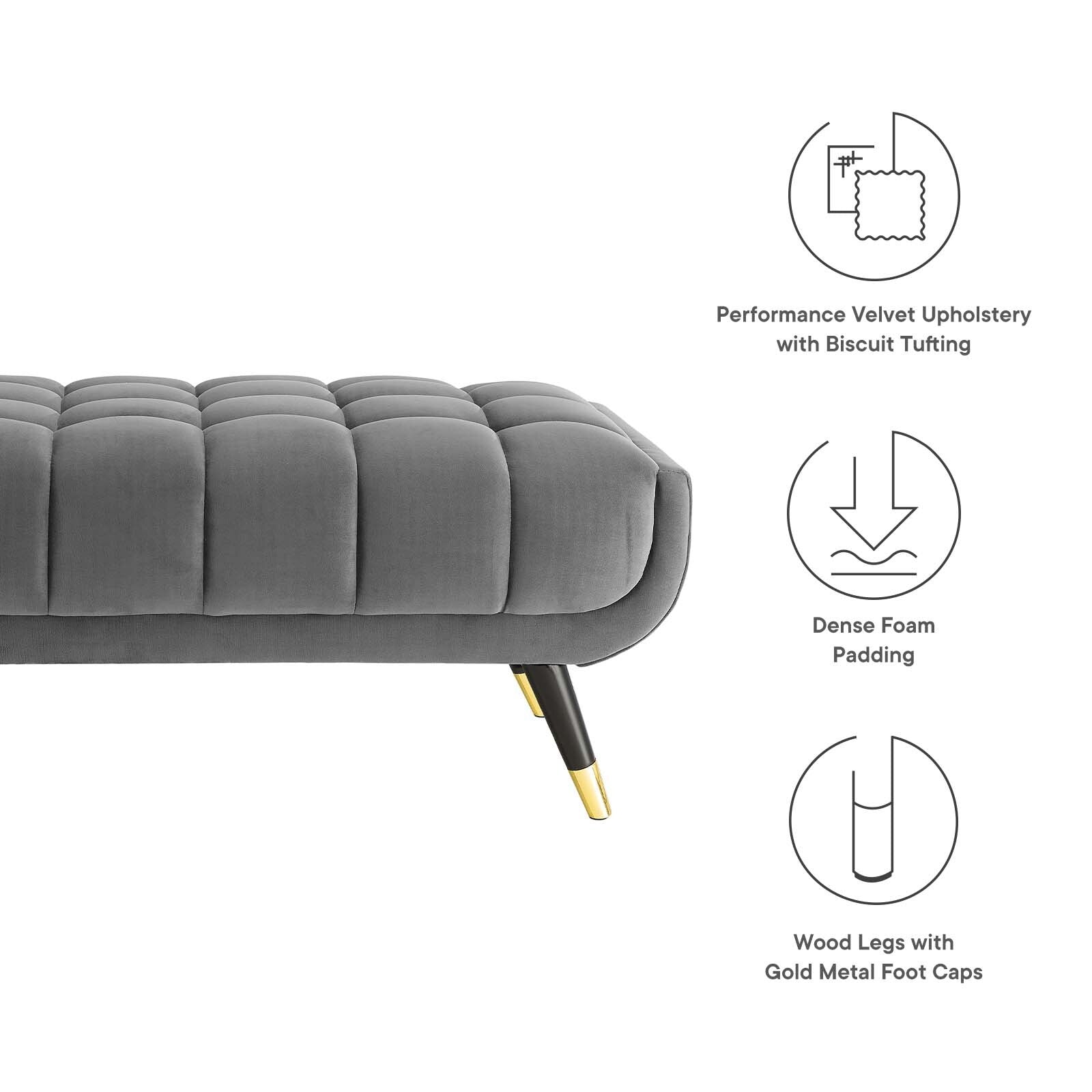 Banc en velours Adept 60 Performance