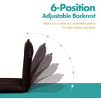 Chaise de sol réglable en maille, canapé de sol, chaise à 6 positions