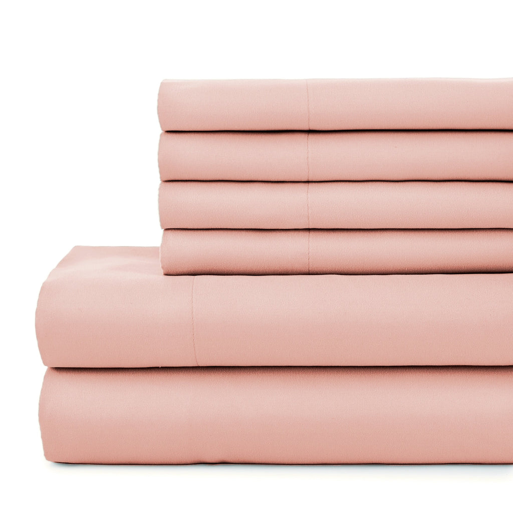Ensemble de draps ultra-doux 7 pièces pour matelas ajustable Split King