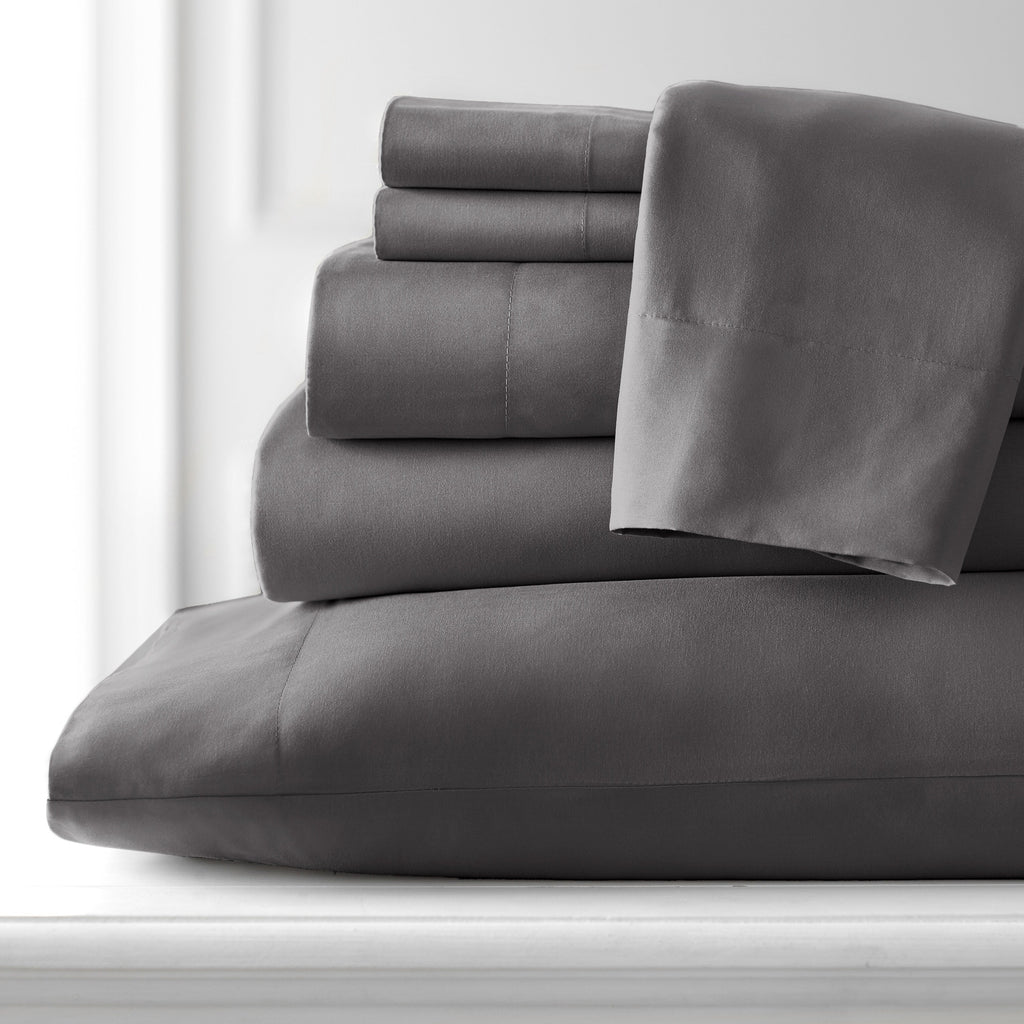 Ensemble de draps ultra-doux 7 pièces pour matelas ajustable Split King